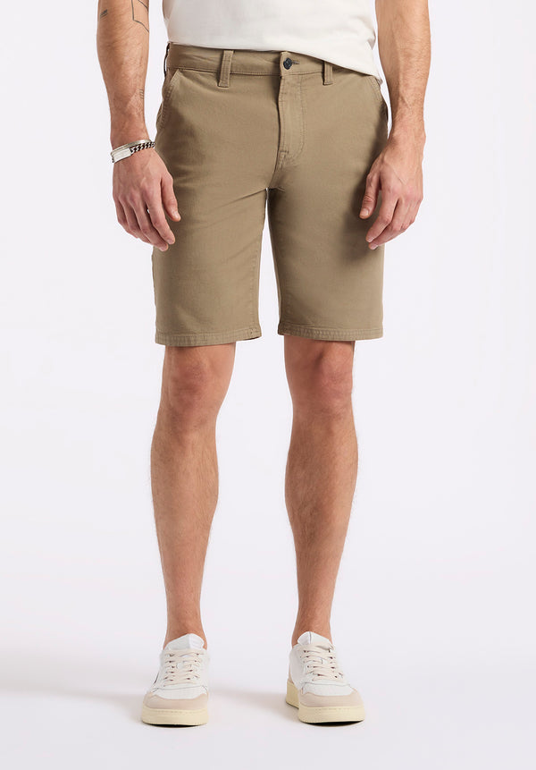 Short cargo utilitaire droit décontracté pour homme Dean, Beige foncé - BM26076