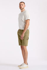 Relaxed Straight Dean Men's Utility Cargo Shorts, Olive - BM26076