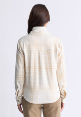 Buffalo David Bitton Georgie Women's Long-Sleeved Shirt, Biscotti Beige - KT0124F Color BISCOTTI