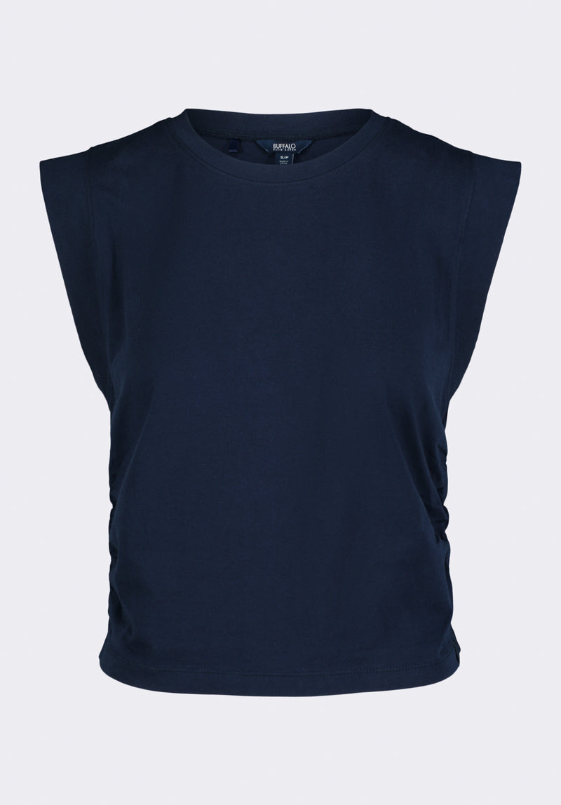 Alanis Women's Sleeveless Top, Navy - KT0206P