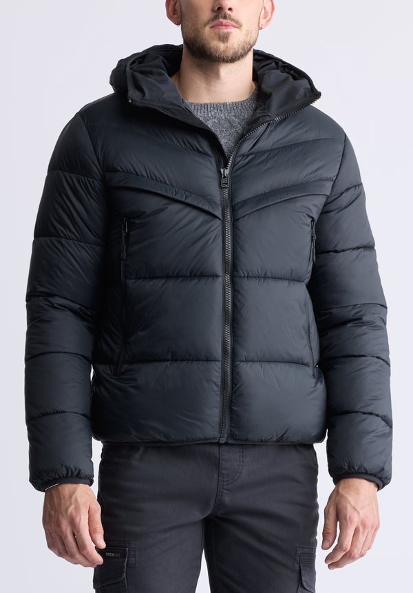 Mens Black Puffer Jacket