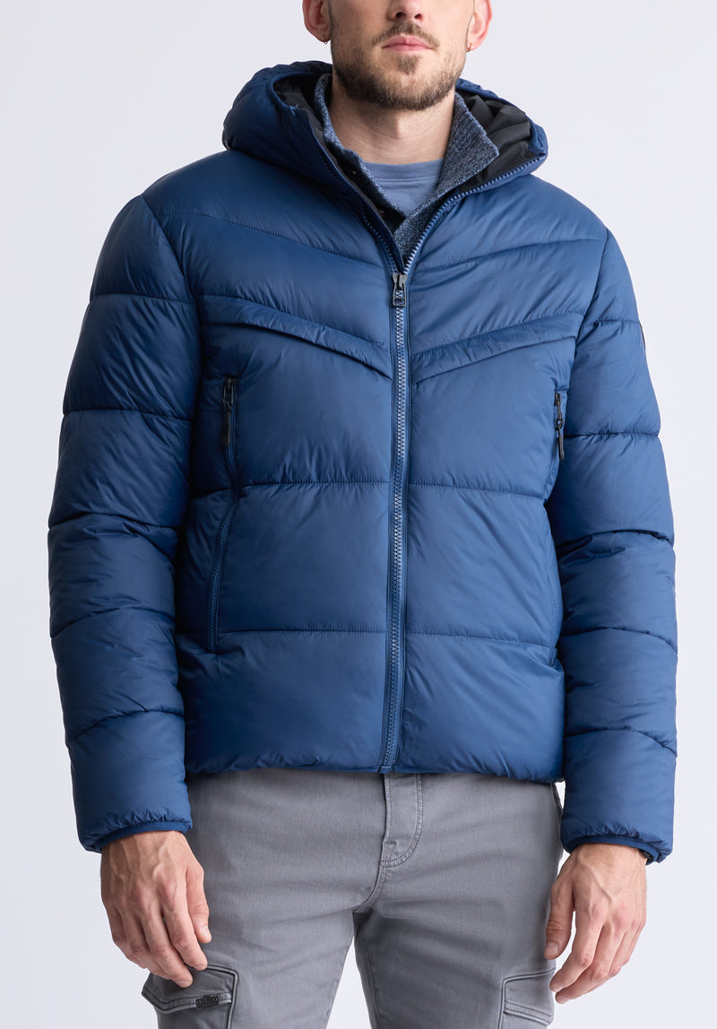 Jerome Navy Men's Puffer Jacket - OBMEF006