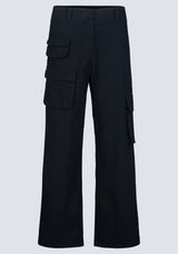 Fellie Women's Cargo Pants, Black  - WB0011F