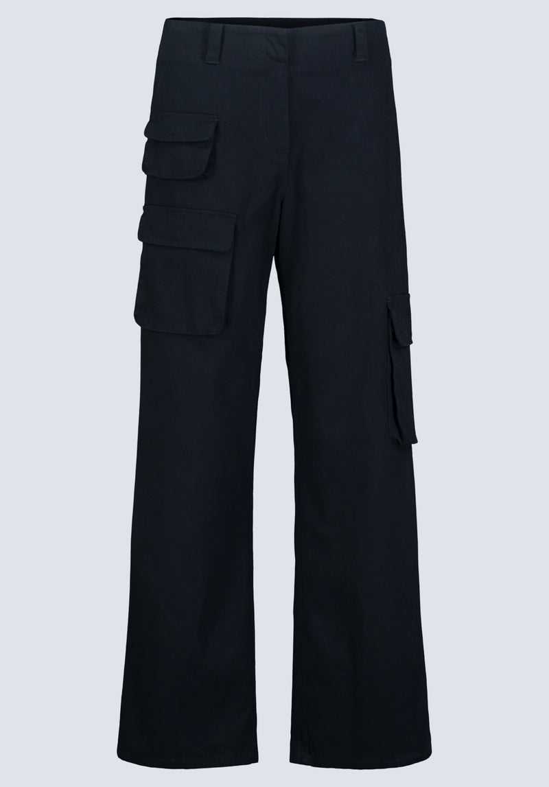 Fellie Women's Cargo Pants, Black  - WB0011F