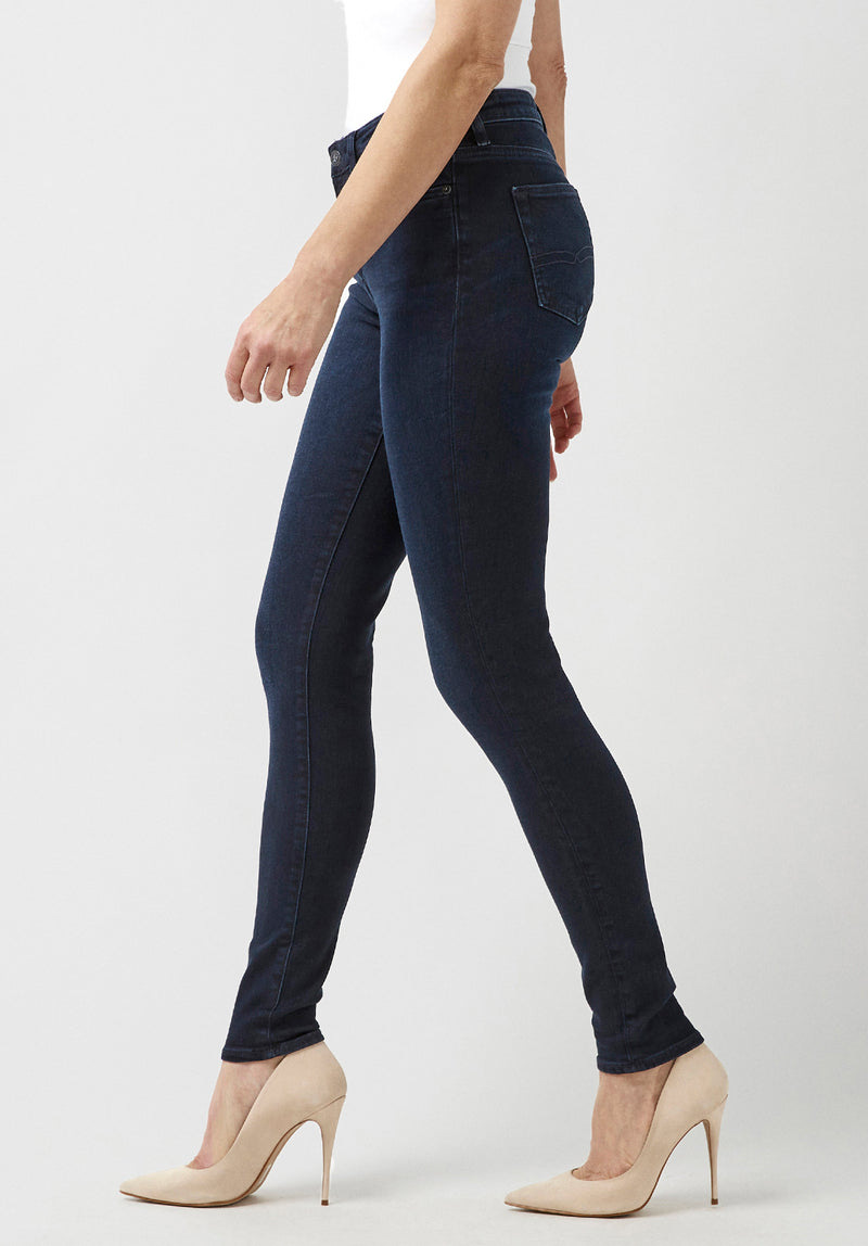 Mid Rise Skinny Alexa Women's Jeans in Rinsed Dark Blue Rinsed - BL156 –  Buffalo Jeans CA