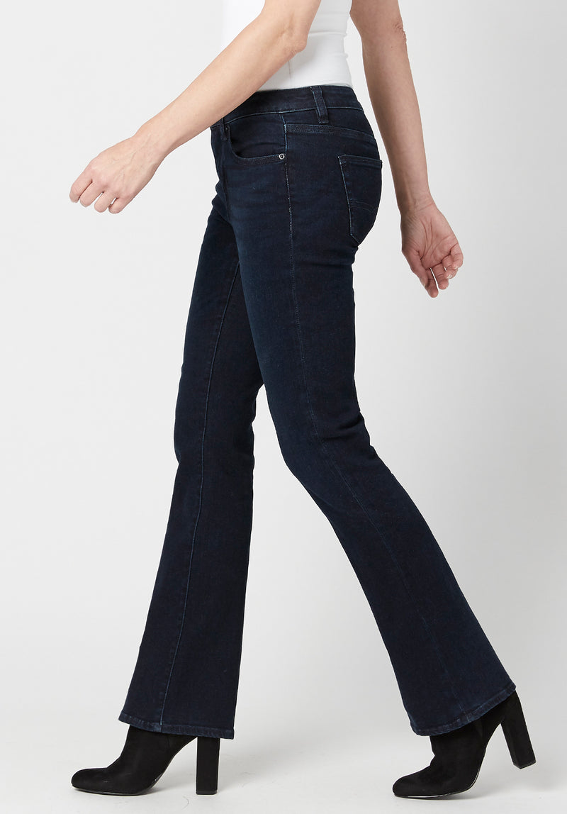 Mid Rise Bootcut Queen Women's Jeans in Dark Blue – Buffalo Jeans CA