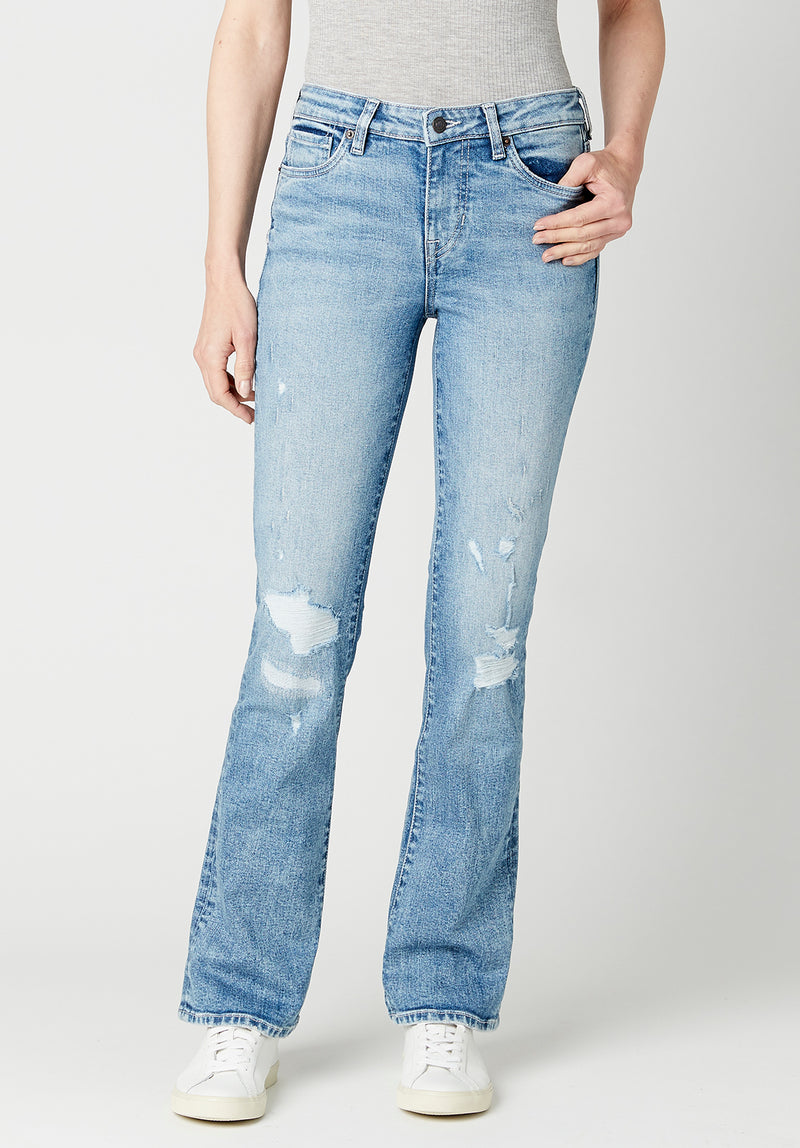 Sisney Women High Rise Bootcut Jeans