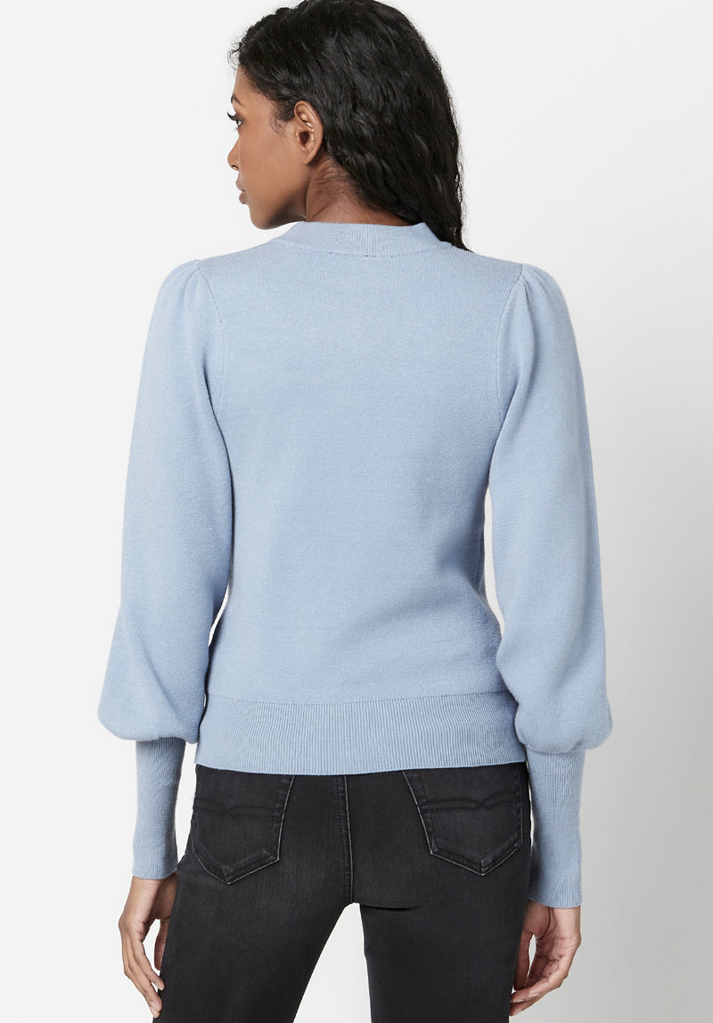 Cut-Out Nadeline Puff Sweater – Buffalo Jeans CA