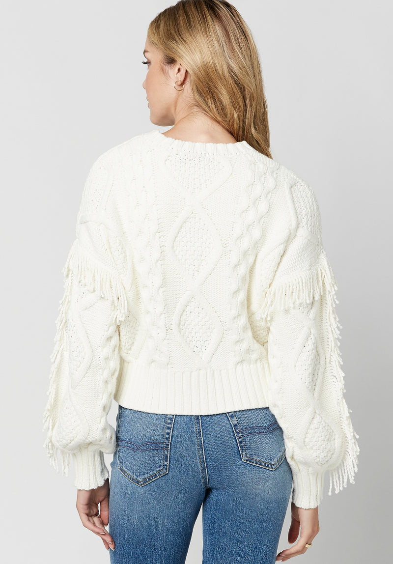 Boxy Fringed Mercina Sweater – Buffalo Jeans CA