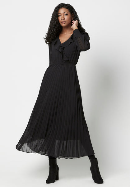 Yes, Pleats! Very Black Dress  Pleats dress, Versatile dresses